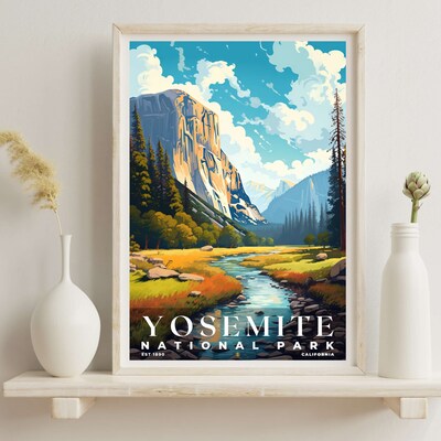 Yosemite National Park Poster, Travel Art, Office Poster, Home Decor | S6 - image6